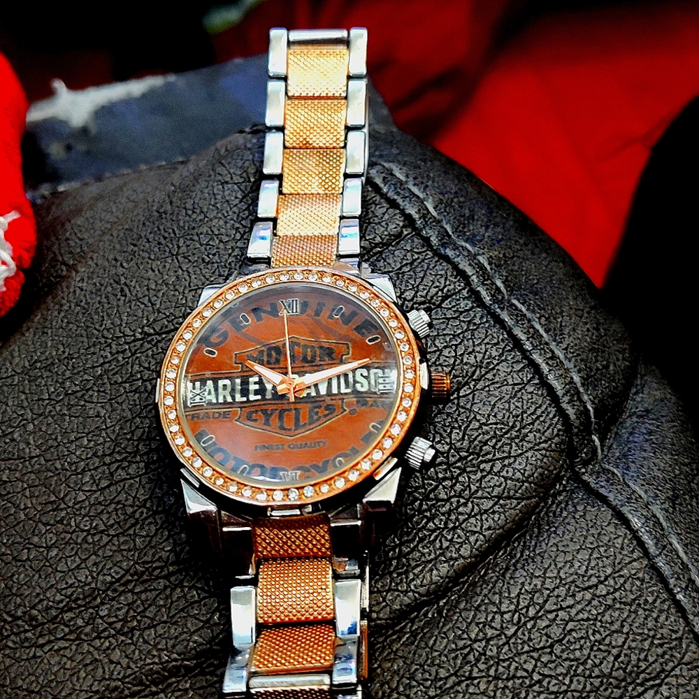 Harley Davidson watches for men or women  It just needs a new watch battery.